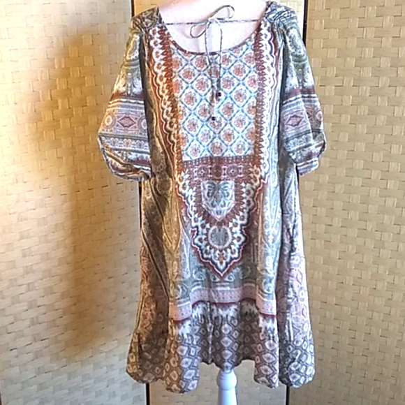 Coco + Carmen Dresses & Skirts - Womens Coco + Carmen Bohemian Dress Size L/XL